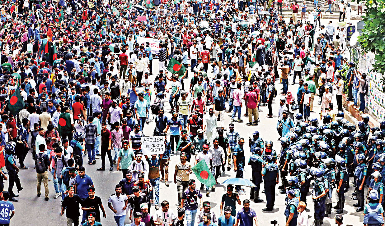 Quotas in govt jobs Protesters won’t back down despite SC status quo