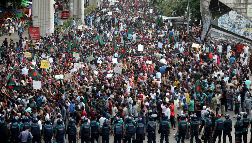 Two varying sets of demands from quota protesters